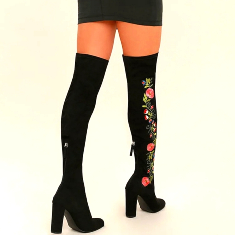 🚨CYBER SALE📣LAST CALL⭐️Black Thigh-High Steve Madden boots